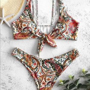 BOGO Zaful bohemian bikini